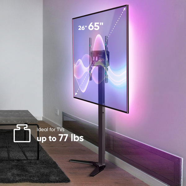 ONKRONTV Floor Stand TV Mount Stand for 2665 Inch LCD LED TVs up to